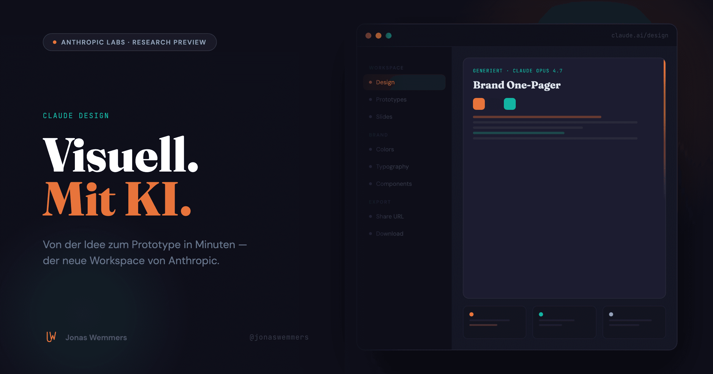 Claude Design Interface — visuelles Arbeiten mit KI